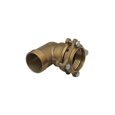 Racor codo macho ø 75