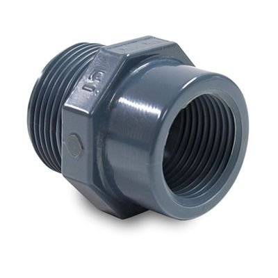 Reducción roscamacho-roscahembra PVC de presión